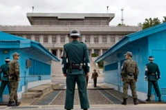 Khu vực phi quân sự (DMZ) giữa hai miền Triều Tiên. (Nguồn: Reuters)