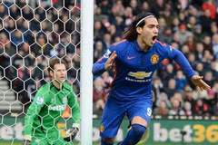 Falcao chỉ có được 4 bàn thắng ở mùa này. (Nguồn: AP)