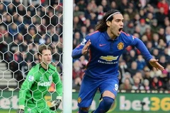 Falcao chỉ có được 4 bàn thắng ở mùa này. (Nguồn: AP)