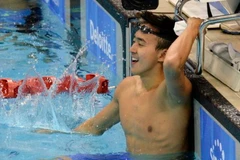 Quah Zheng Wen, kình ngư của Singapore. (Nguồn: Reuters)