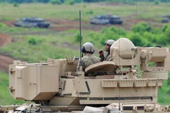 Mỹ sẽ triển khai vũ khí hạng nặng đến quốc gia thành viên Liên minh châu Âu. (Nguồn: EPA)