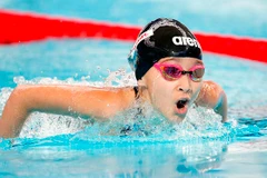 Vận động viên bơi lội Alzain Tareq. (Nguồn: EPA)