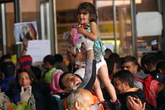 Người di cư được đón nhận tại Đức. (Nguồn: Getty Images)