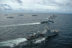Hải quân Indonesia và Mỹ tập trận giám sát biển tại đảo Batam