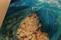 Hơn 32 tấn đu đủ quá hạn được phát hiện ở Trung Quốc. (Nguồn: CCTV News)