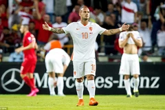 Hà Lan nhận thất bại 0-3 trước Thổ Nhĩ Kỳ, và rơi xuống vị trí thứ tư tại bảng A và cận kề ngày bị loại. (Nguồn: EPA)