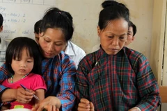 Đồng bào dân tộc thiểu số ở Cao Bằng. (Ảnh: Quốc Đạt/TTXVN)