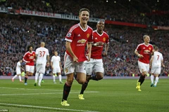 Ander Herrera nâng tỷ số lên 2-0 cho Manchester United. (Nguồn Reuters)
