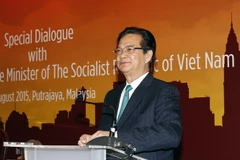 Thủ tướng Nguyễn Tấn Dũng tại Malaysia. (Ảnh: Đức Tám/TTXVN)