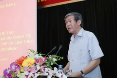 Ông Đinh Thế Huynh phát biểu tại hội nghị. (Ảnh: Phương Hoa/TTXVN)