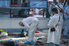 Hiện trường vụ đánh bom ở Thổ Nhĩ Kỳ. (Nguồn: BBC)