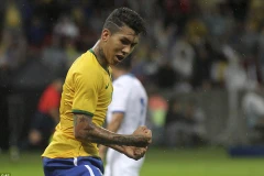 Roberto Firmino ghi bàn duy nhất giúp Brazil giành chiến thắng. (Nguồn: AP)