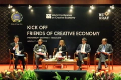 Tổng Thư ký Bộ Ngoại giao Indonesia, ông Mayerfas phát biểu tại hội nghị. (Ảnh: Trần Chiến/Vietnam+)