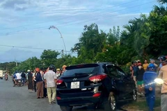 Hiện trường vụ tai nạn giao thông. (Nguồn: Công an Nhân dân)