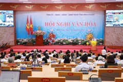 Hơn 1.300 đạo biểu là lãnh đạo Bộ, Ngành Trung ương, địa phương, các nhà khoa học, chuyên gia tham dự Hội nghị. (Ảnh: Sỹ Tuyên/TTXVN)