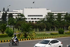 Tòa nhà Quốc hội Pakistan tại Islamabad ngày 9/8/2023. (Ảnh: AFP/TTXVN)