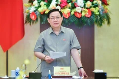 Chủ tịch Quốc hội Vương Đình Huệ phát biểu. (Ảnh: Doãn Tấn/TTXVN)