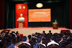 Quang cảnh Lễ Khai giảng. (Ảnh: Văn Điệp/TTXVN)