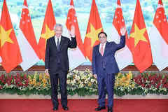 Thủ tướng Phạm Minh Chính hội đàm với Thủ tướng Singapore Lý Hiển Long