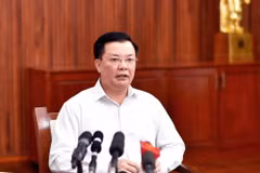 Bộ trưởng Bộ Tài chính Đinh Tiến Dũng. (Ảnh: CTV/Vietnam+)