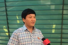 Đại biểu Quốc hội Mùa A Vảng, đoàn Điện Biên nói về những nội dung trong Công ước 98. (Ảnh: PV/Vietnam+)