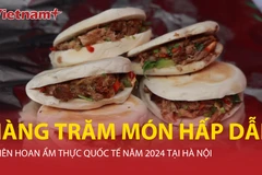 Hàng chục nghìn người đổ về Liên hoan Ẩm thực Quốc tế 2024 tại Hà Nội