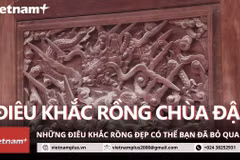 Chiêm ngưỡng những tạo tác hình tượng rồng đặc sắc tại Chùa Đậu