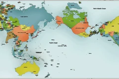 Ngỡ ngàng với tấm bản đồ Trái Đất được vẽ chính xác nhất