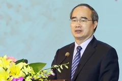 Chủ tịch Ủy ban Trung ương Mặt trận Tổ quốc Việt Nam Nguyễn Thiện Nhân. (Ảnh: Nguyễn Dân/TTXVN)