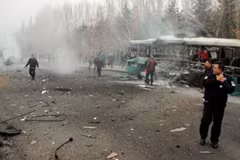 Hiện trường vụ đánh bom. (Nguồn: Reuters)