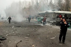 Hiện trường vụ đánh bom. (Nguồn: Reuters)