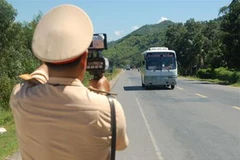 Trong dịp nghỉ lễ, cảnh sát giao thông sẽ bắn tốc độ trên nhiều tuyến đường để giảm tai nạn. (Ảnh: internet)