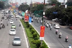 Hà Nội sẽ chỉ tiến hành phân làn giao thông 2 tuyến phố vào ngày mai. (Ảnh: internet)