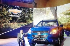 Mẫu xe Chevrolet Colorado LTZ mới. (Ảnh: Việt Hùng/Vietnam+)