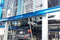 Giàn thép đỗ xe cao tầng sẽ là bài toán cho giao thông tĩnh Hà Nội. (Ảnh: Việt Hùng/Vietnam+)