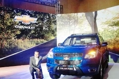 Mẫu xe Chevrolet Colorado LTZ mới. (Ảnh: Việt Hùng/Vietnam+)