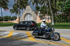 Khu nghỉ dưỡng Mar-A-Lago của cựu Tổng thống Mỹ Donald Trump ở Palm Beach, bang Florida. (Ảnh: AFP/TTXVN) 