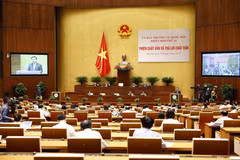 Chủ tịch Quốc hội Vương Đình Huệ phát biểu. (Ảnh: Doãn Tấn/TTXVN)