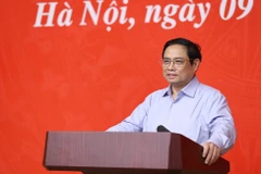 Thủ tướng Phạm Minh Chính phát biểu khai mạc hội nghị. 