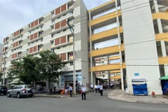 Một điểm nhà ở xã hội của tỉnh Bình Dương đã được Đoàn công tác đến khảo sát. (Ảnh: Huyền Trang/TTXVN)