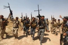 Các thành viên tổ chức Hashed al-Shaabi. (Nguồn: iraqinews.com)