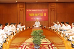 Tổng Bí thư Nguyễn Phú Trọng, Trưởng Ban Chỉ đạo Trung ương về phòng chống tham nhũng phát biểu chỉ đạo Phiên họp. (Ảnh: Trí Dũng/TTXVN)