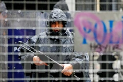 Cảnh sát Thổ Nhĩ Kỳ tuần tra tại Istanbul. (Nguồn: EPA/TTXVN)