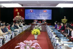 Quang cảnh buổi gặp mặt. (Ảnh: Văn Điệp/TTXVN)