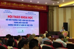 Hội thảo nhận được hơn 70 tham luận. (Ảnh: PV/Vietnam+)