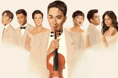 Nghệ sỹ violin Hoàng Rob và những khách mời của dự án "Trò chuyện." (Ảnh: Nghệ sỹ cung cấp)