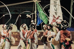 Nghệ thuật múa trống Hàn Quốc sẽ được giới thiệu tới công chúng Việt Nam trong dịp này. (Ảnh: BTC)