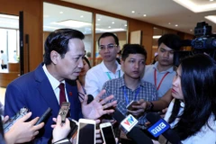 Bộ trưởng Bộ Lao động, Thương binh và Xã hội trả lời báo chí sáng 29/5 bên lề Kỳ họp thứ bảy - Quốc hội khóa XIV.