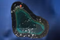 Google Maps đã đổi tên bãi cạn đang tranh chấp thành Scaborough (Nguồn: Telegraph)