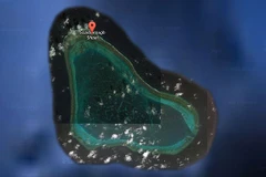 Google Maps đã đổi tên bãi cạn đang tranh chấp thành Scaborough (Nguồn: Telegraph)